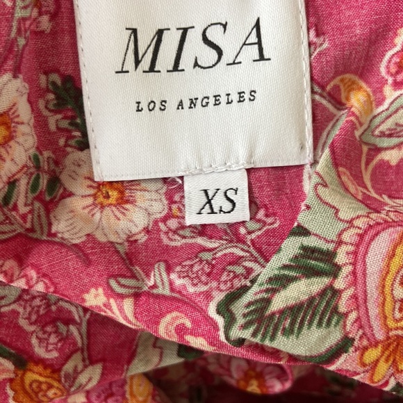 SOLD - MISA Maya Dress in Falaise Floral (Pink) - Picture 10 of 12